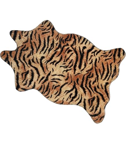 Amazon.com: Tiger Area Rug Chic Style Tiger Leopard Printed